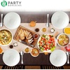 Party Bargains Disposable Upscale Collection Soup Spoons, 20 Count, Silver, Plastic Flatware Cutlery Utensils, Excellent for Birthdays, Parties, Buffets, Catering Service, Formal Events