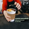 12 oz Coffee Cups with Lids – (120 Pack) White To Go Coffee Paper Cups with Lids, Sleeves and Stirrers – Keeps Coffee, Expresso, Tea, Latte and Chocolate Hot