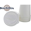 12 oz Coffee Cups with Lids – (240 Pack) White To Go Coffee Paper Cups with Lids, Sleeves and Stirrers – Keeps Coffee, Expresso, Tea, Latte and Chocolate Hot