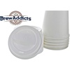 12oz Coffee Cups Combo – [60 Pack] White Insulated Disposable Hot Cups with Lids, Sleeves and Stirrers for Tea, Hot Chocolate. For To-Go Travel Mug, Parties